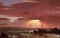 難破船の風景 ハドソン川 フレデリック・エドウィン・チャーチ・ビーチ